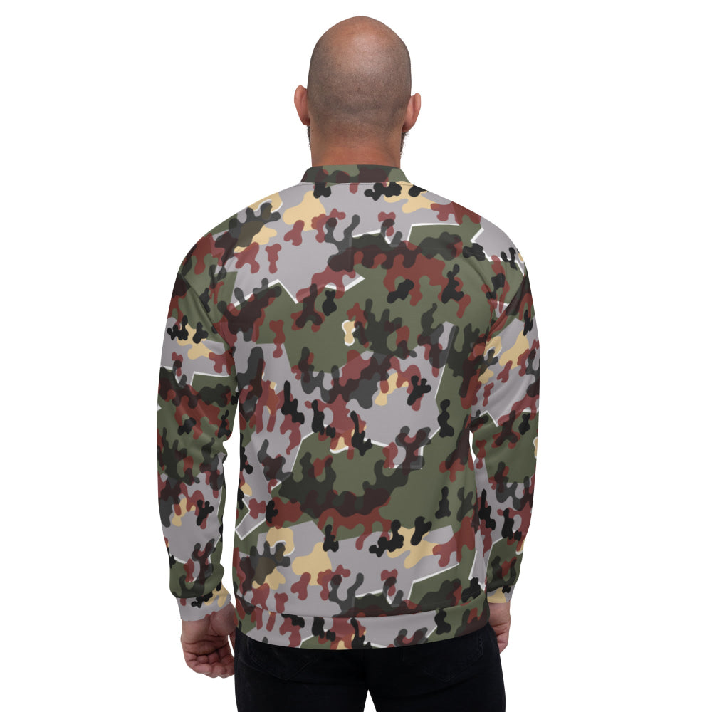 German Zelt-tarnmuster Winter CAMO Unisex Bomber Jacket