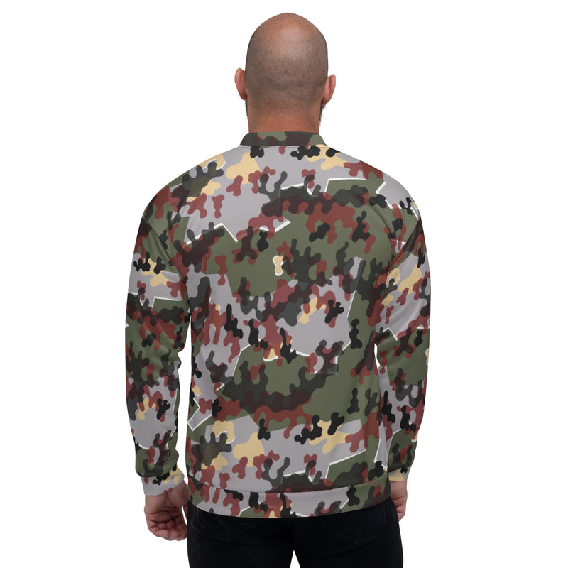 Zelt-tarnmuster Winter CAMO Unisex Bomber Jacket
