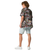 Zelt-tarnmuster Winter CAMO Unisex Short-Sleeve Button Shirt - Button-Up