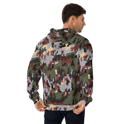 German Zelt-tarnmuster Winter CAMO Unisex Hoodie