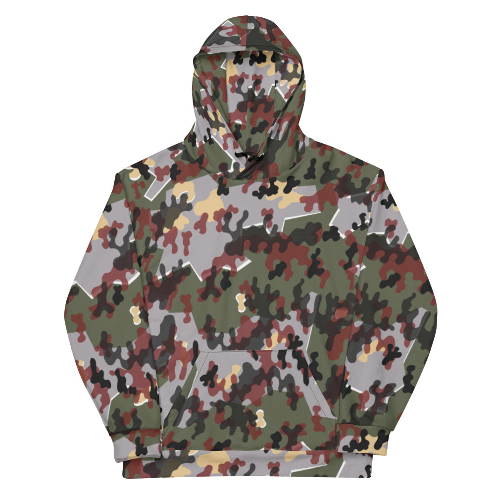 German Zelt-tarnmuster Winter CAMO Unisex Hoodie