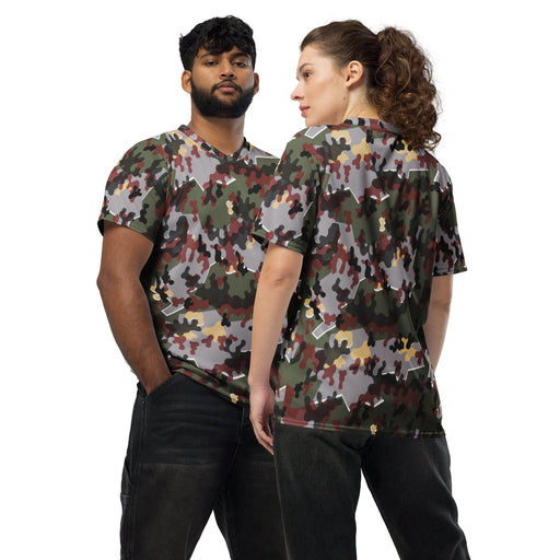Zelt-tarnmuster Winter CAMO Unisex Sports Jersey - 2XS