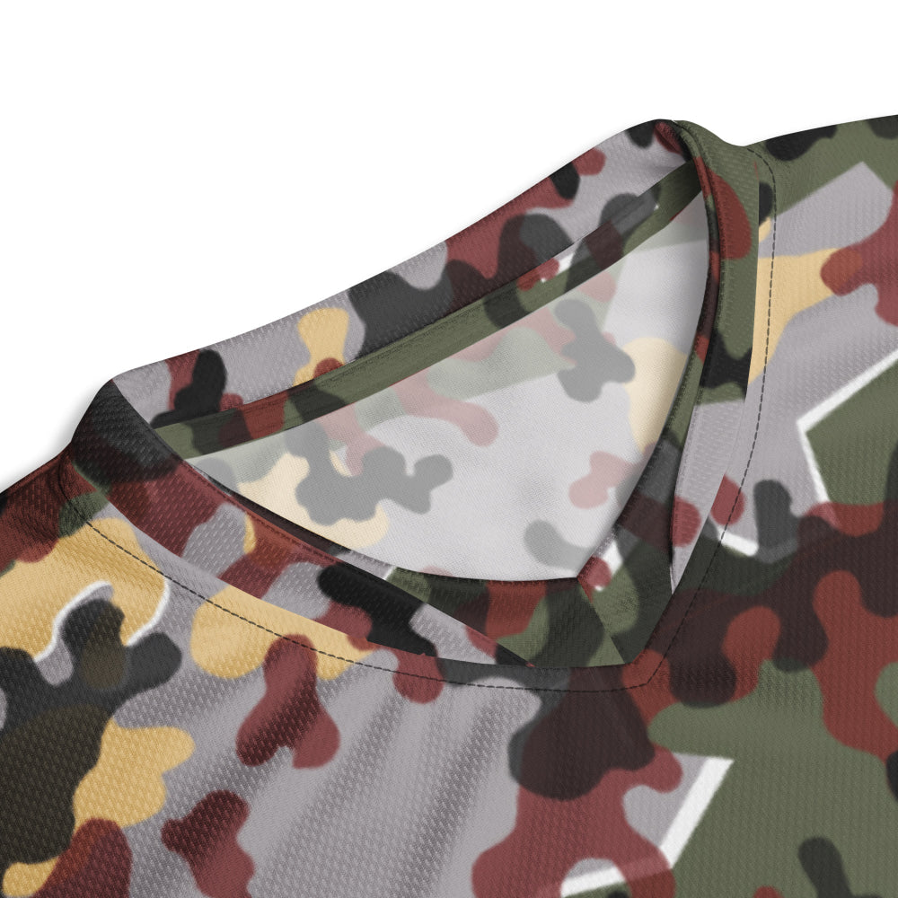 German Zelt-tarnmuster Winter CAMO unisex sports jersey - Unisex Sports Jersey