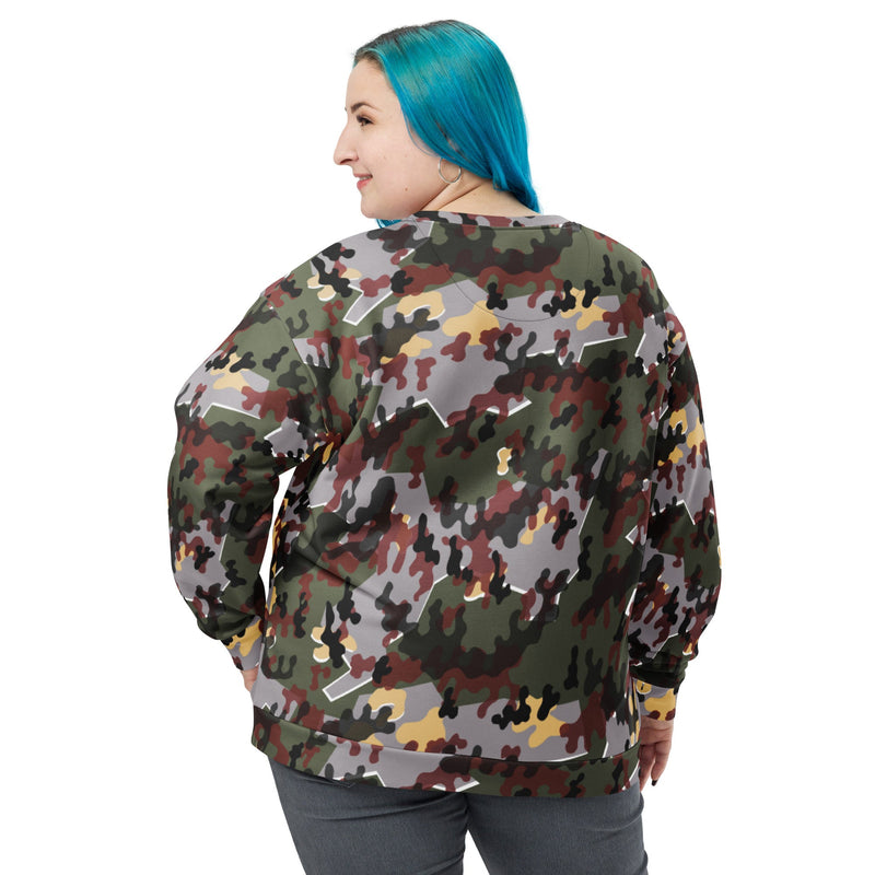 Zelt-tarnmuster Winter CAMO Unisex Sweatshirt