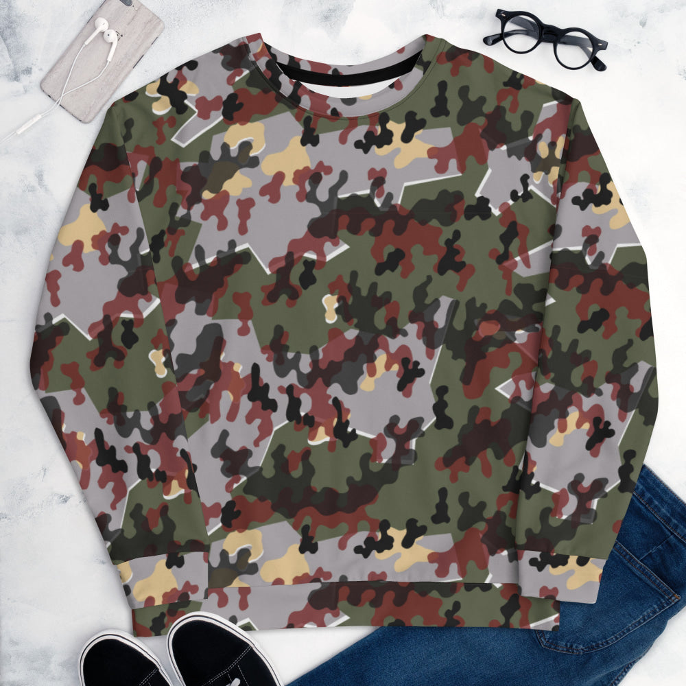 German Zelt-tarnmuster Winter CAMO Unisex Sweatshirt