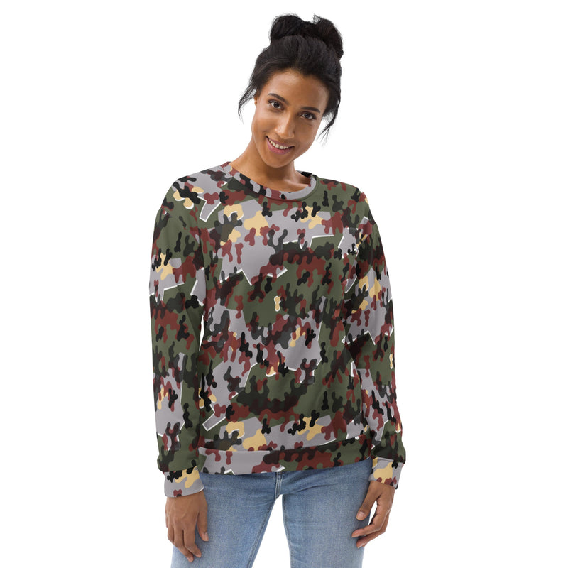 Zelt-tarnmuster Winter CAMO Unisex Sweatshirt
