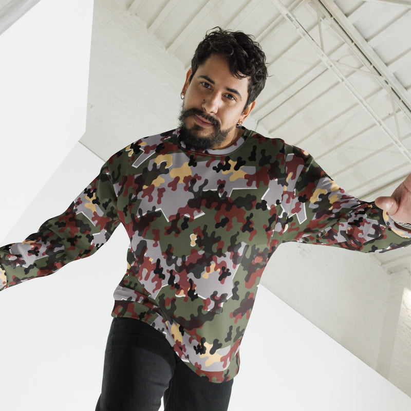 Zelt-tarnmuster Winter CAMO Unisex Sweatshirt