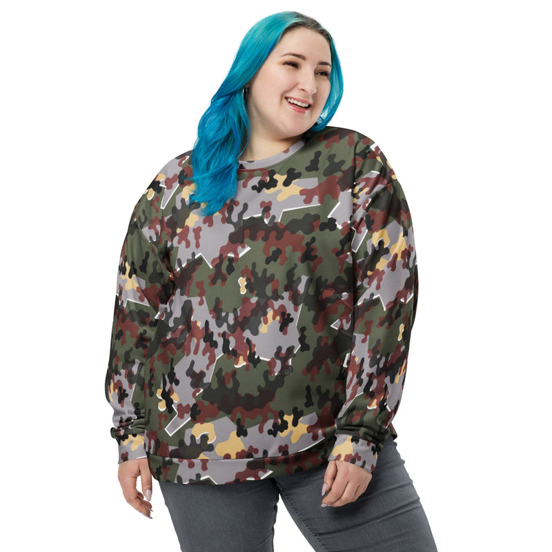 Zelt-tarnmuster Winter CAMO Unisex Sweatshirt