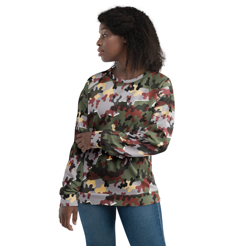 Zelt-tarnmuster Winter CAMO Unisex Sweatshirt