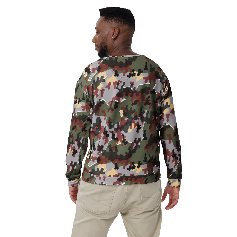 German Zelt-tarnmuster Winter CAMO Unisex Sweatshirt