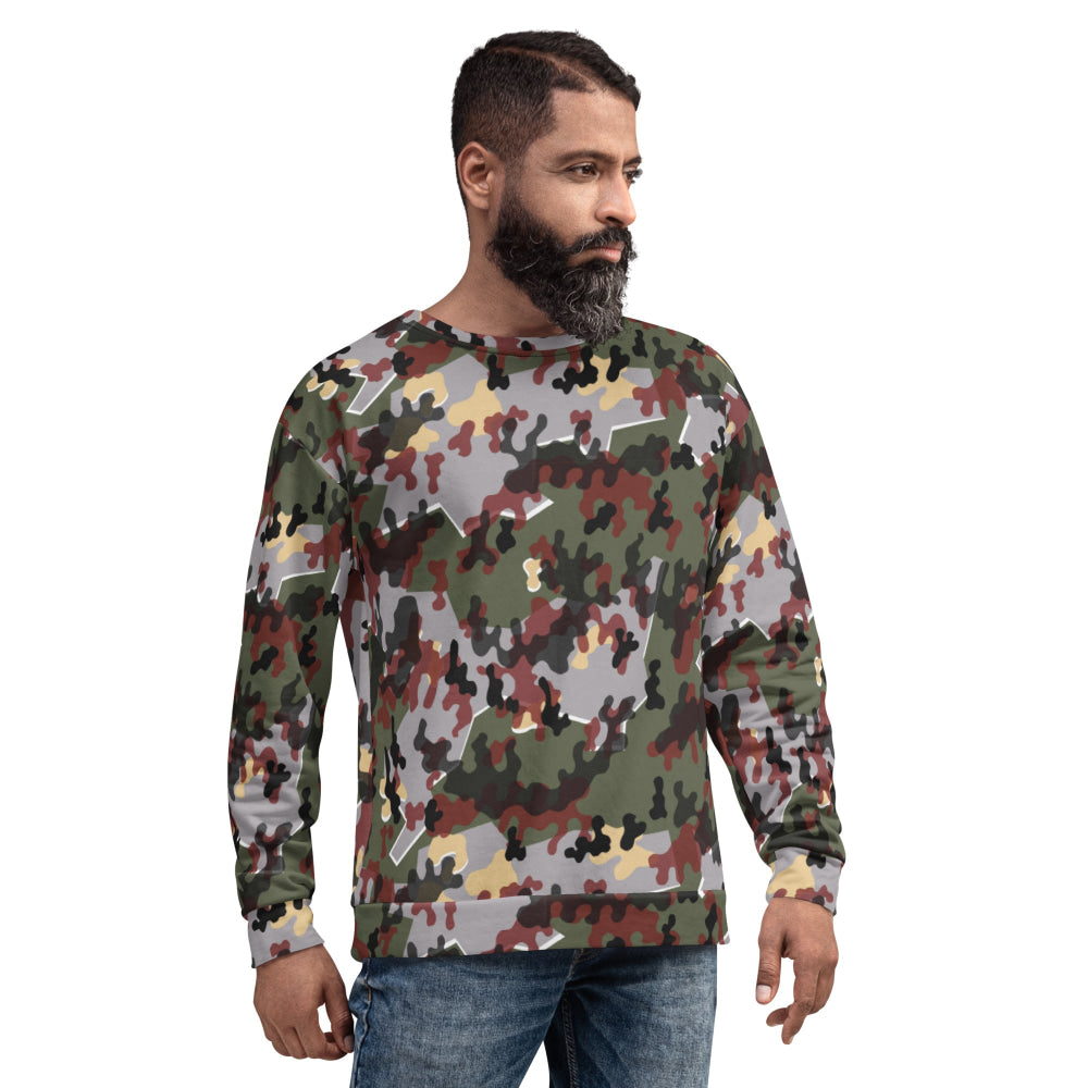 German Zelt-tarnmuster Winter CAMO Unisex Sweatshirt