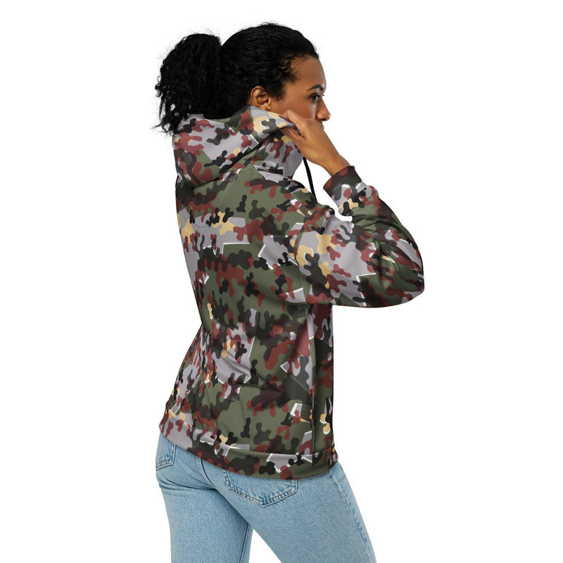 Zelt-tarnmuster Winter CAMO Unisex Zip Hoodie