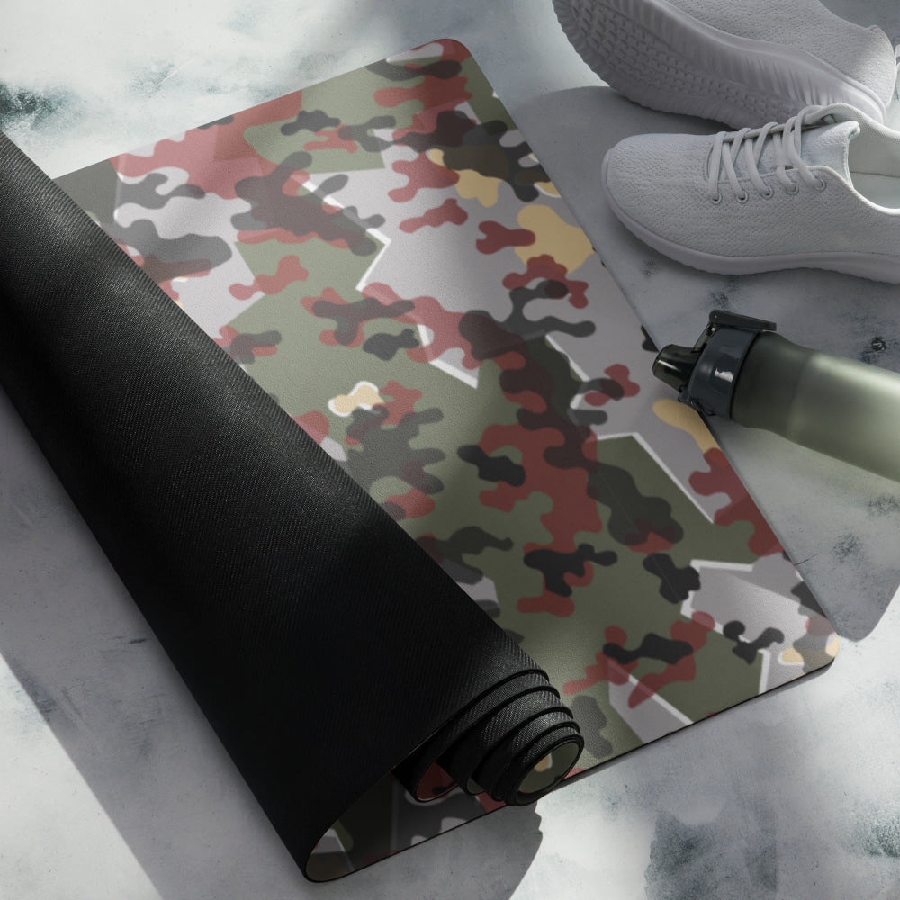 German Zelt-tarnmuster Winter CAMO Yoga mat - Mat