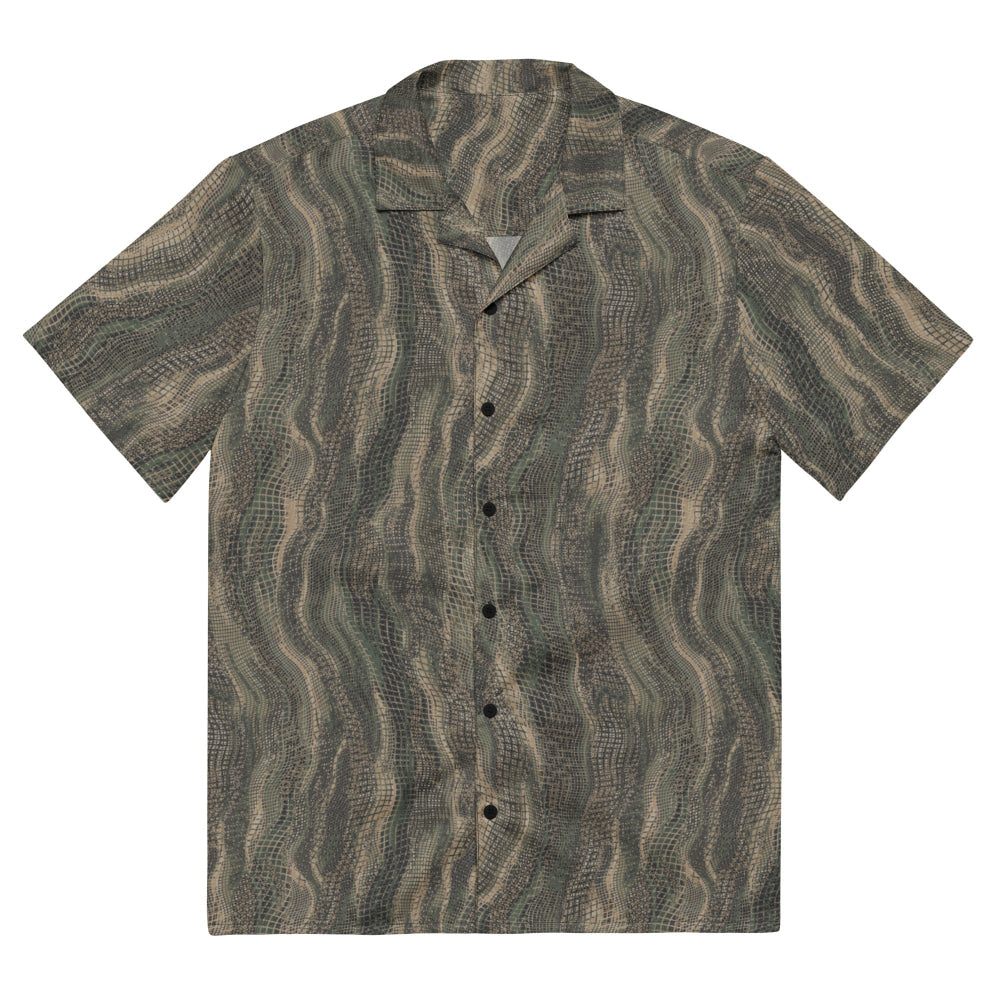 Ghillie Sniper Veil CAMO Unisex button shirt - 2XS - Button Shirt