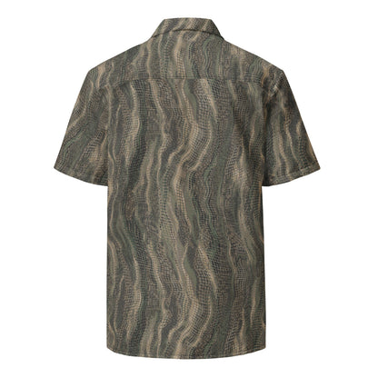 Ghillie Sniper Veil CAMO Unisex button shirt - Button Shirt