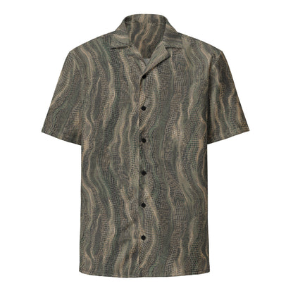 Ghillie Sniper Veil CAMO Unisex button shirt - Button Shirt