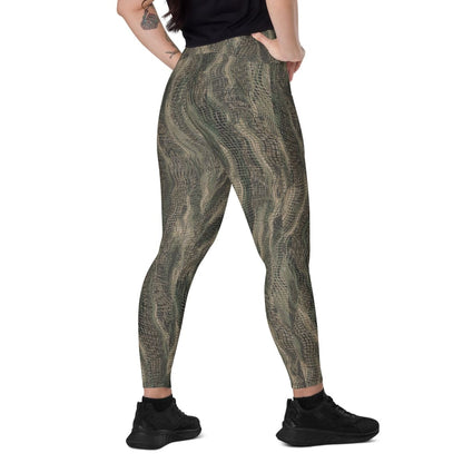 Ghillie Sniper Veil CAMO Women’s Leggings with pockets - 2XS Womens