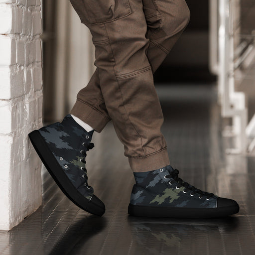 Ghost Ops Nightfall CAMO Mens High-Top Canvas Shoes - 5