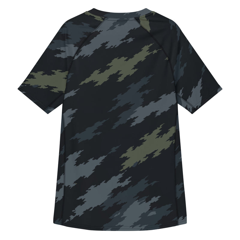 Ghost Ops Nightfall CAMO Mens Short-Sleeve Rash Guard - SS