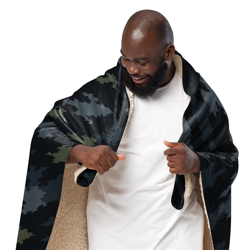 Ghost Ops Nightfall CAMO Sherpa Blanket