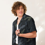 Ghost Ops Nightfall CAMO Unisex Short-Sleeve Button Shirt - Button-Up