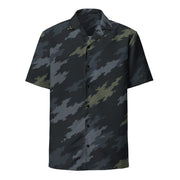 Ghost Ops Nightfall CAMO Unisex Short-Sleeve Button Shirt - Button-Up