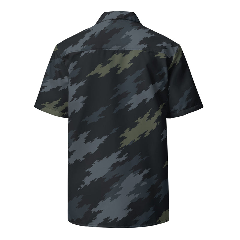 Ghost Ops Nightfall CAMO Unisex Short-Sleeve Button Shirt - Button-Up