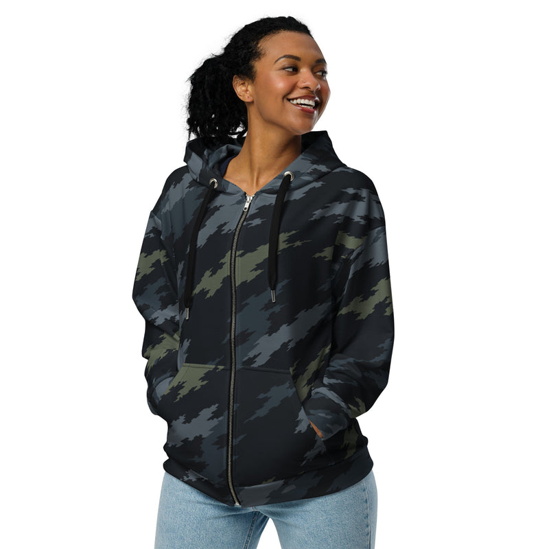 Ghost Ops Nightfall CAMO Unisex Zip Hoodie