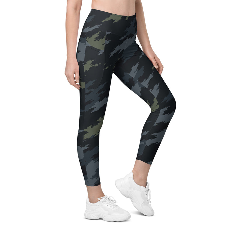 Ghost Ops Nightfall CAMO Womens Leggings with Pockets - 2XS - Women
