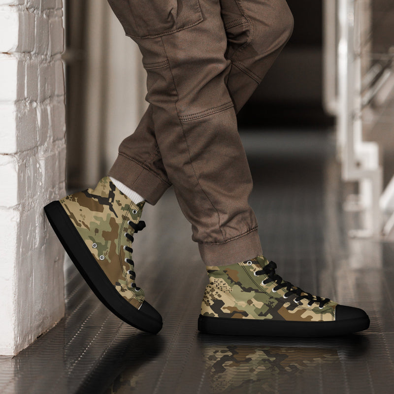 Ghostline Multi-Terrain CAMO Mens High-Top Canvas Shoes - 5