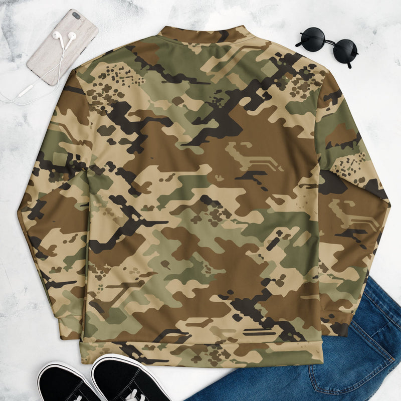 Ghostline Multi-Terrain CAMO Unisex Bomber Jacket