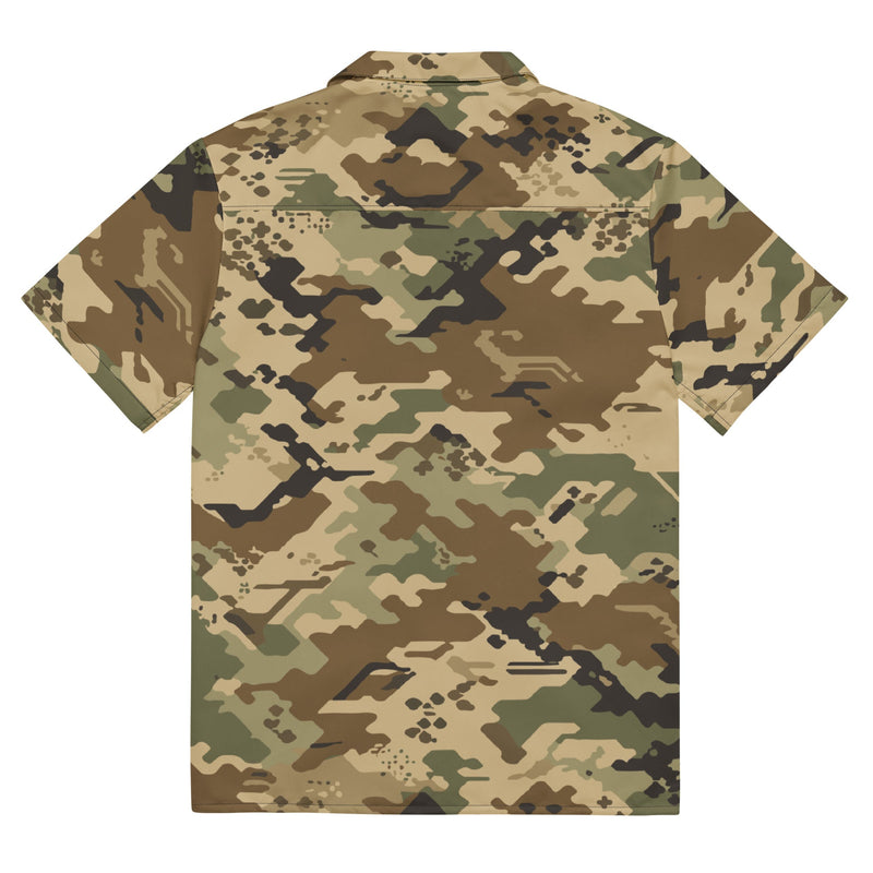 Ghostline Multi-Terrain CAMO Unisex Short-Sleeve Button Shirt - Button-Up