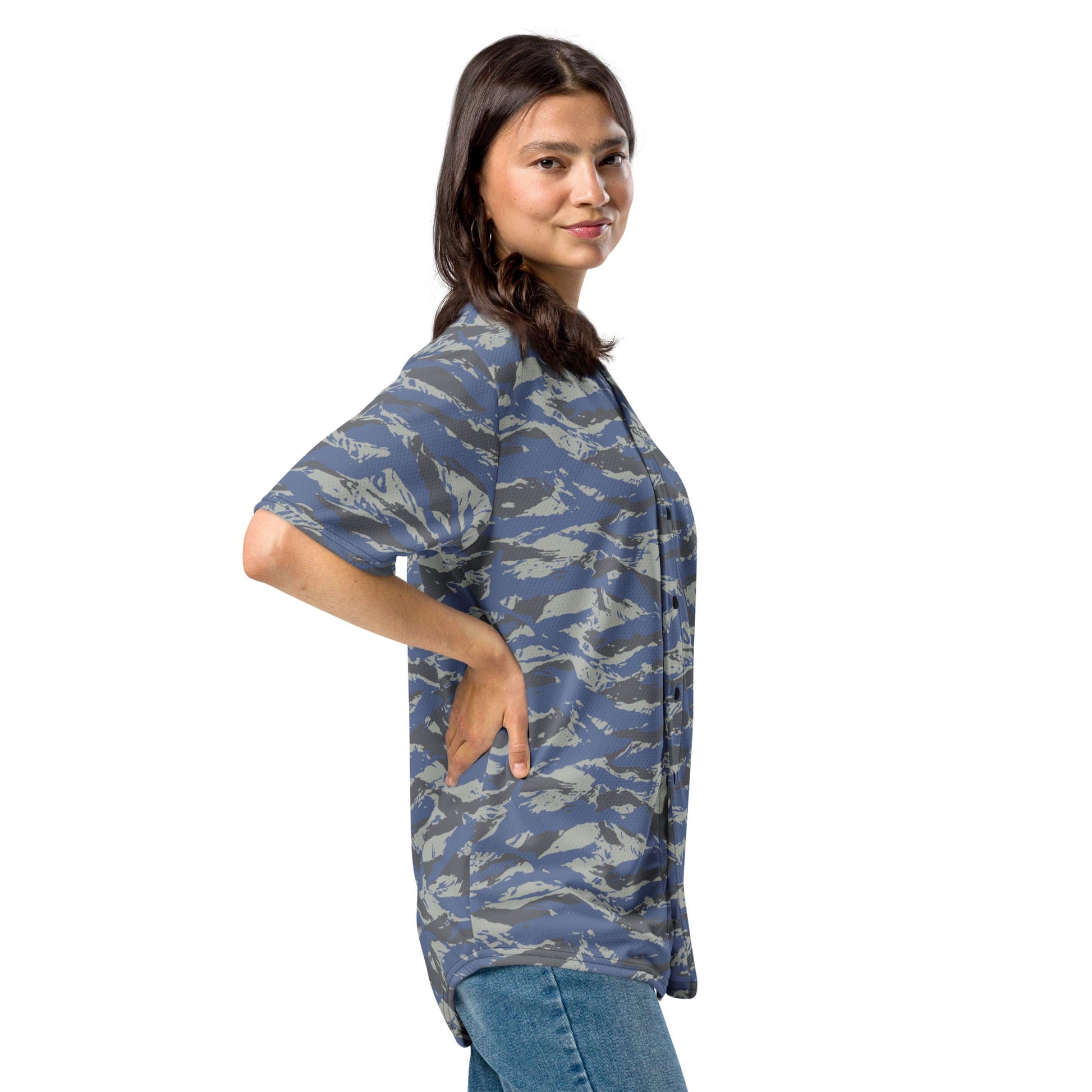 Greek Lizard Air Force CAMO baseball jersey - Baseball Jerseys