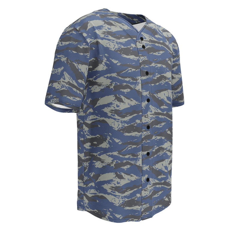 Lizard Greek Air Force CAMO Unisex Baseball Jersey