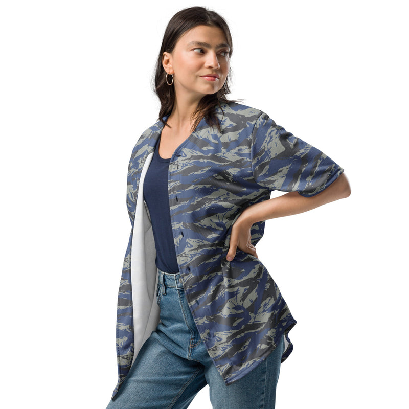 Lizard Greek Air Force CAMO Unisex Baseball Jersey