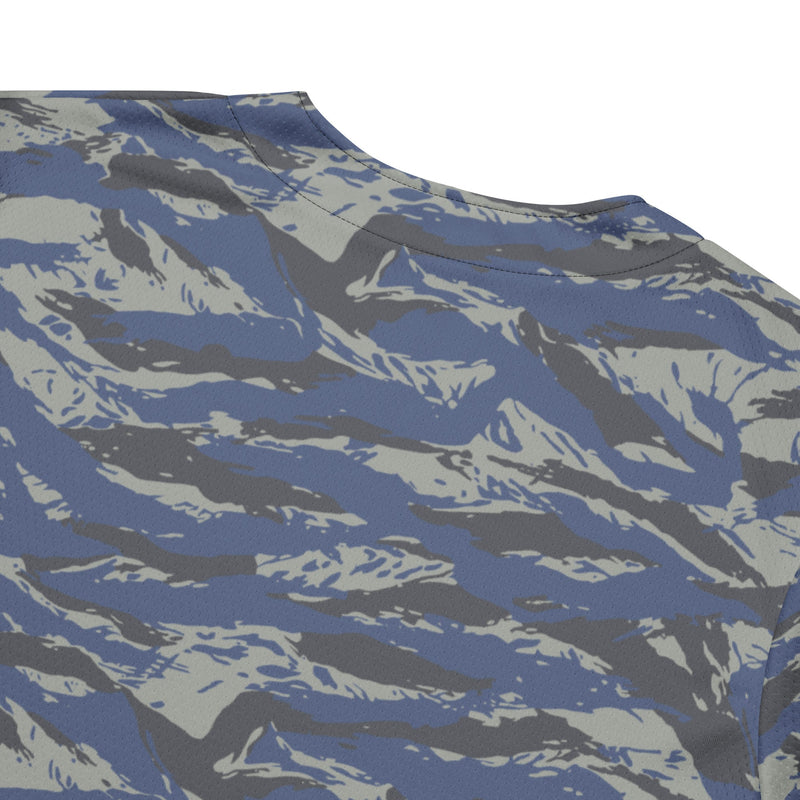 Lizard Greek Air Force CAMO Unisex Baseball Jersey