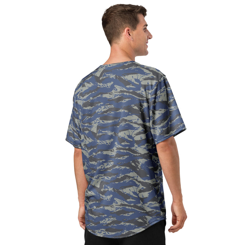 Lizard Greek Air Force CAMO Unisex Baseball Jersey