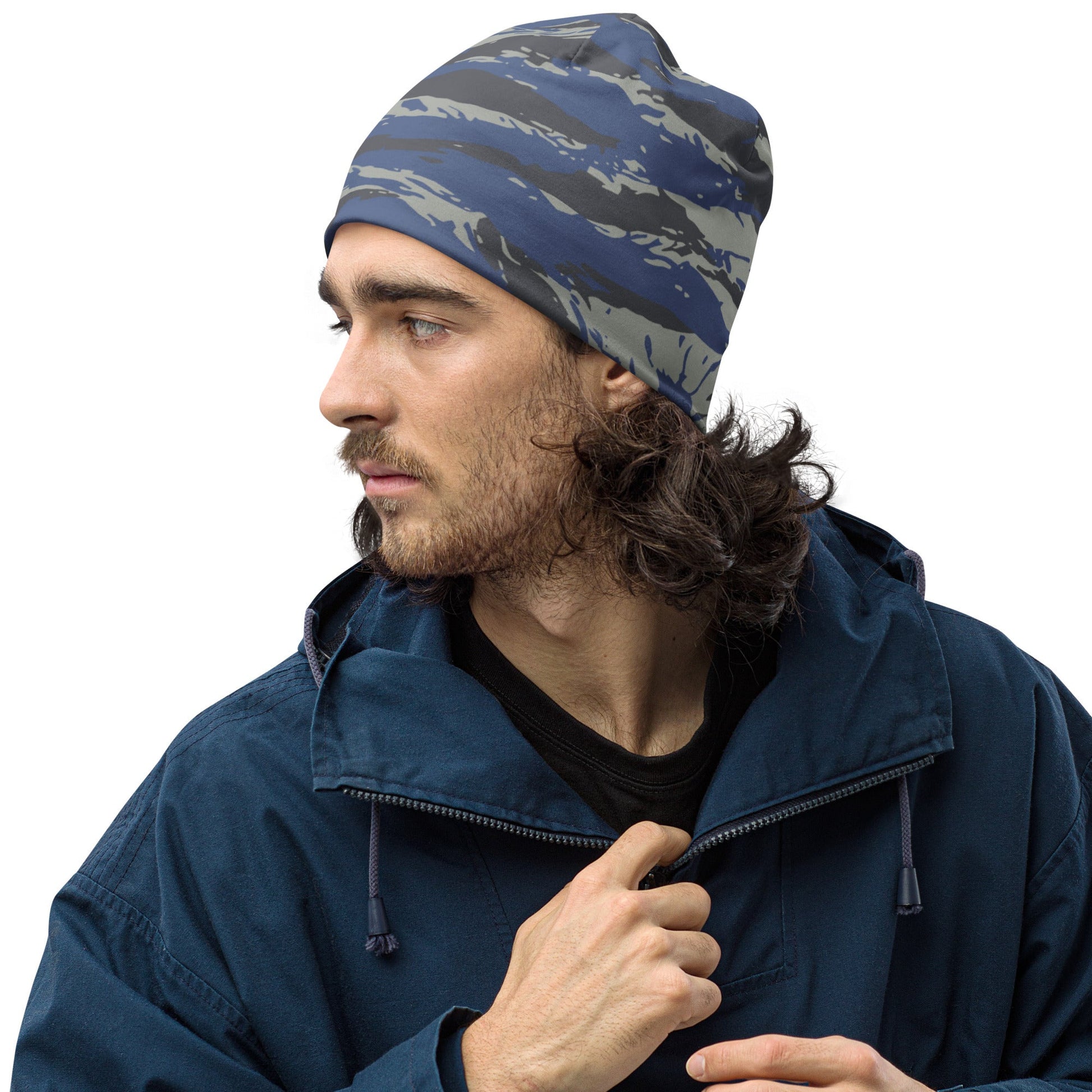 Greek Lizard Air Force CAMO Beanie - S - Beanies