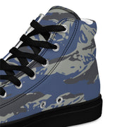 Lizard Greek Air Force CAMO Mens High-Top Canvas Shoes