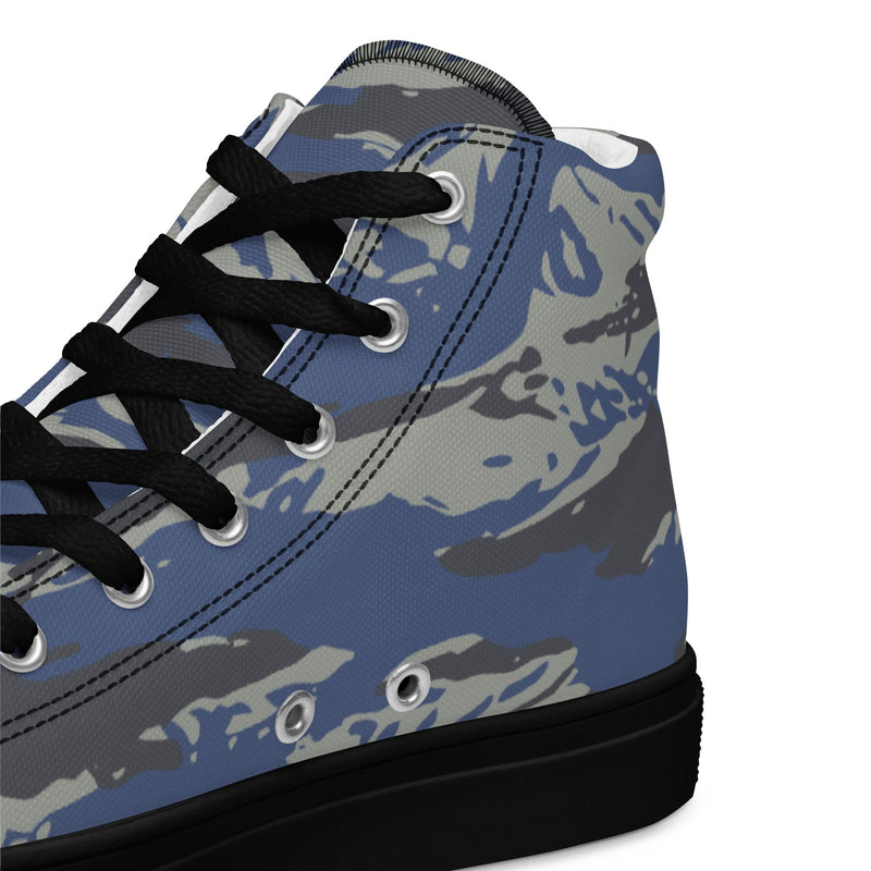 Lizard Greek Air Force CAMO Mens High-Top Canvas Shoes