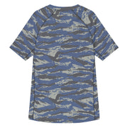 Lizard Greek Air Force CAMO Mens Short-Sleeve Rash Guard - SS
