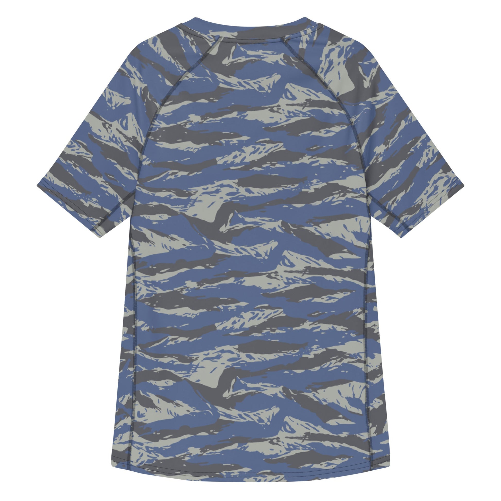 Greek Lizard Air Force CAMO Mens Short-Sleeve Rash Guard - Short-sleeve Guards