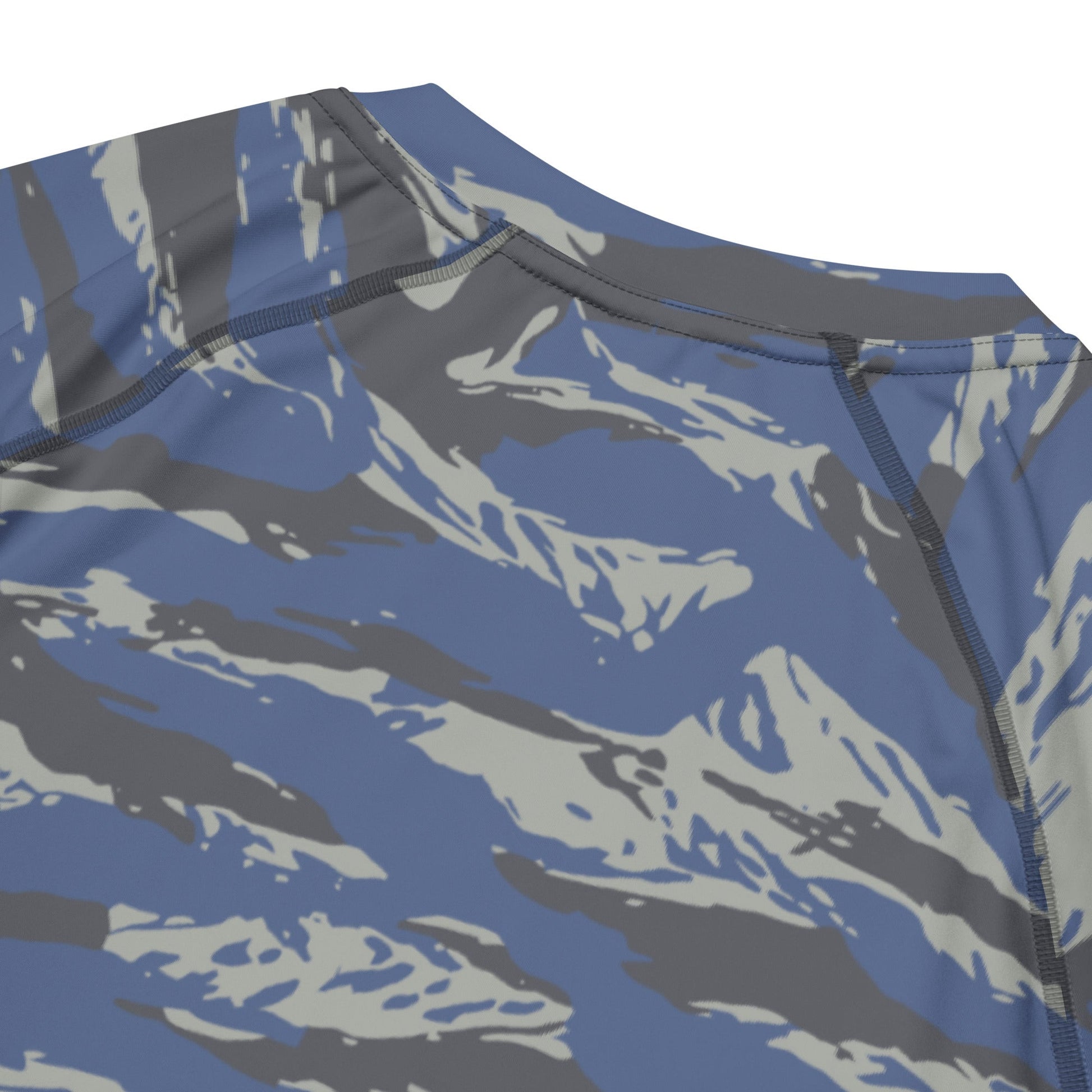 Greek Lizard Air Force CAMO Mens Short-Sleeve Rash Guard - Short-sleeve Guards