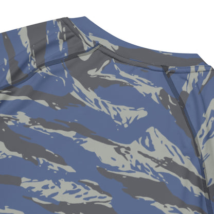 Greek Lizard Air Force CAMO Mens Short-Sleeve Rash Guard - Short-sleeve Guards