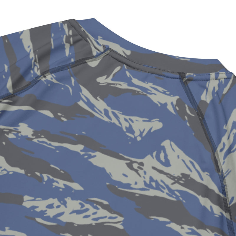 Lizard Greek Air Force CAMO Mens Short-Sleeve Rash Guard - SS