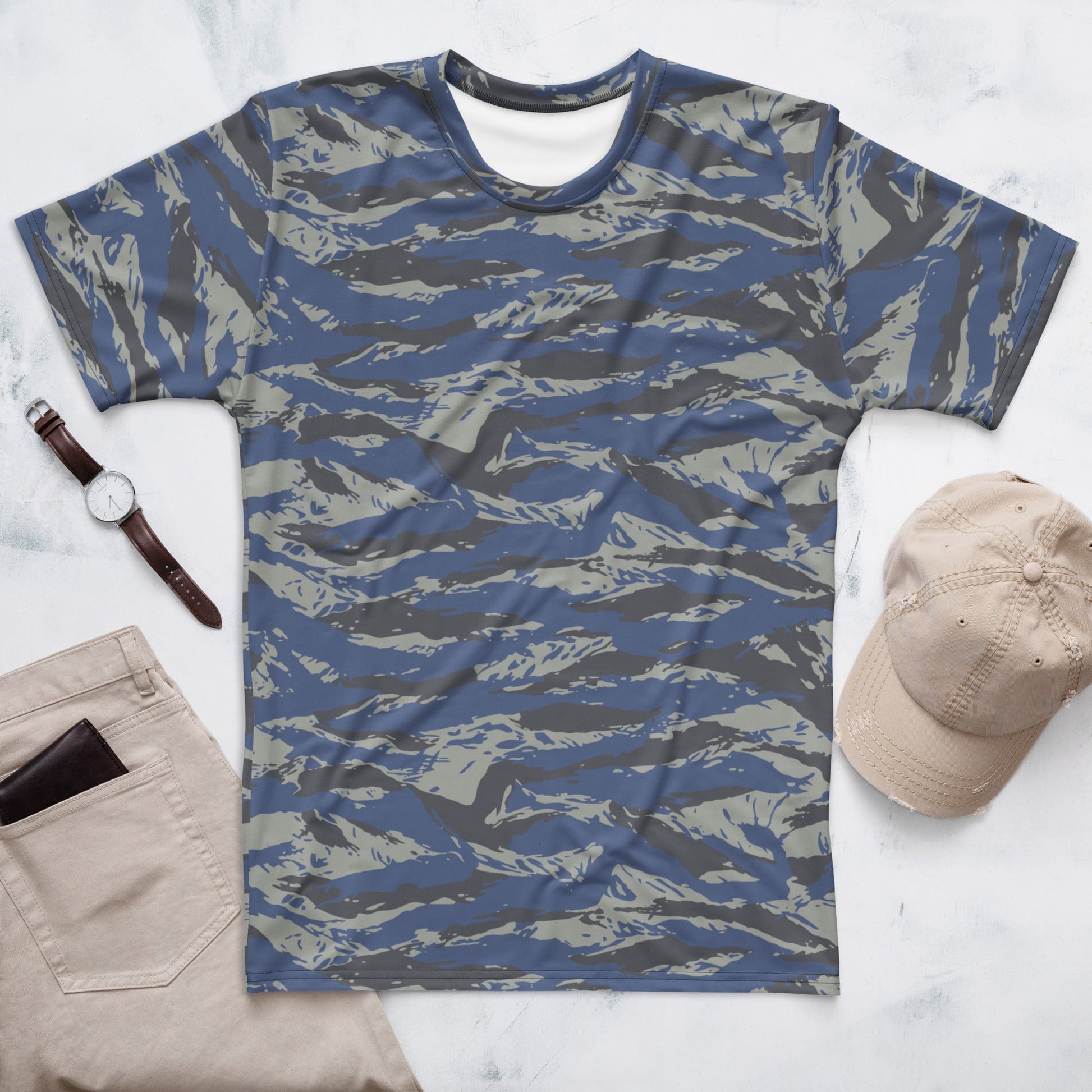Greek Lizard Air Force CAMO Mens t-shirt - XS - T-Shirts
