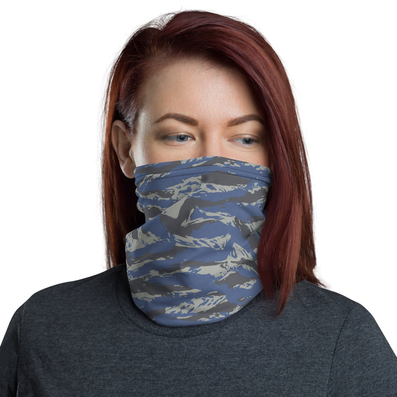 Lizard Greek Air Force CAMO Neck Gaiter - Head
