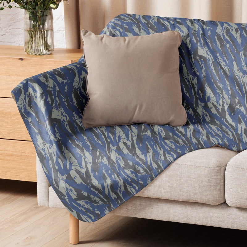 Lizard Greek Air Force CAMO Sherpa Blanket