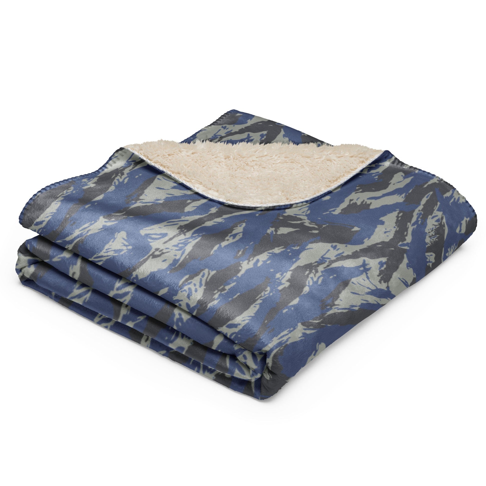 Greek Lizard Air Force CAMO Sherpa blanket - Blanket
