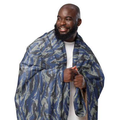 Greek Lizard Air Force CAMO Sherpa blanket - Blankets